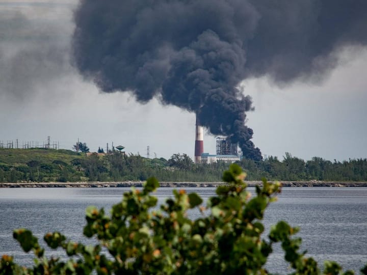 Incendio en la termoeléctrica de Guiteras obliga a evacuación de los trabajadores